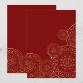 Luxury Mandala 50 Bedankkaart (Voorkant / Achterkant)