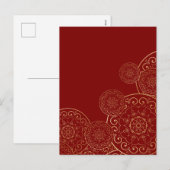 Luxury Mandala 50 Feestdagenkaart (Voorkant / Achterkant)