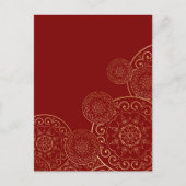 Luxury Mandala 50 Feestdagenkaart (Voorkant)