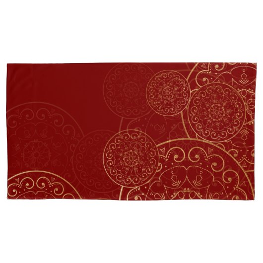 Luxury Mandala 50 Kussensloop (Voorkant)