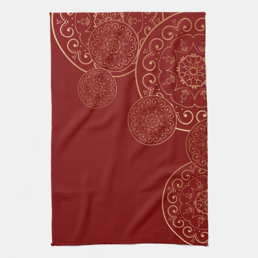 Luxury Mandala 50 Theedoek (Verticaal)