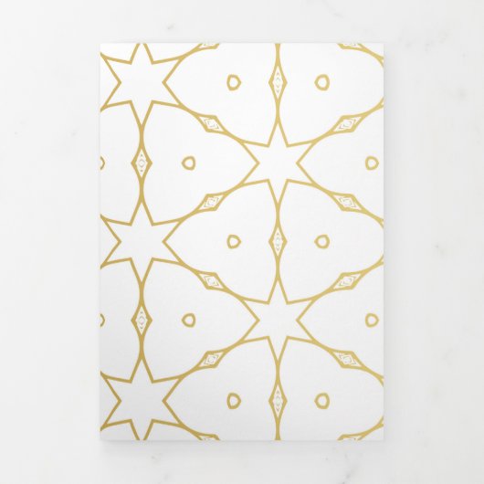 Luxury Mandala 52 Drieluik Wenskaart (Cover)
