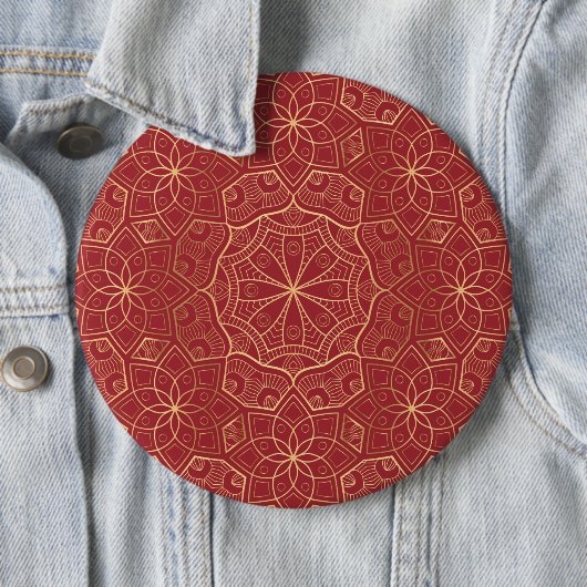 Luxury Mandala 6 Ronde Button 6,0 Cm (In situ)