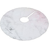 Luxury Marble - Gepersonaliseerd Kerstboom Rok (Gekanteld)