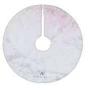 Luxury Marble - Gepersonaliseerd Kerstboom Rok (Voorkant)