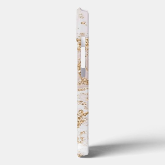 Luxury Marble Glitter Case-Mate iPhone Case (Achterkant / Links)