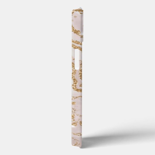 Luxury Marble Glitter Case-Mate iPhone Case (Achterkant / Rechts)