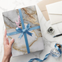 Luxury Marble Gold White Harmony Abstract Pattern