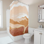 Luxury marble texture background design. Liquid ma Douchegordijn (In situ)