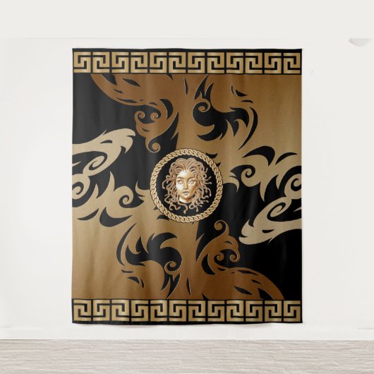 Luxury MEDUSA Baroque Tapestry Wandkleed (Voorkant)