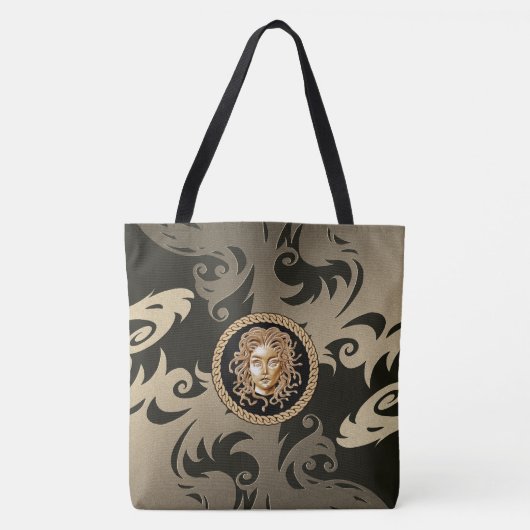 Luxury Medusa Baroque Tote Bag (Voorkant)