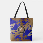 Luxury Medusa Baroque Tote Bag (Voorkant)