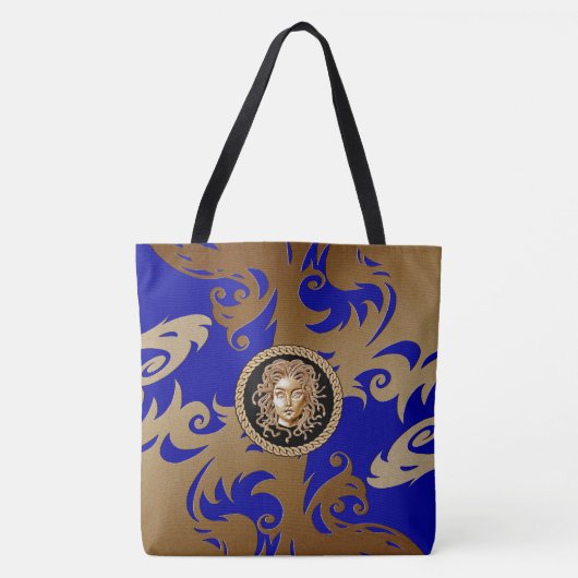 Luxury Medusa Baroque Tote Bag (Voorkant)