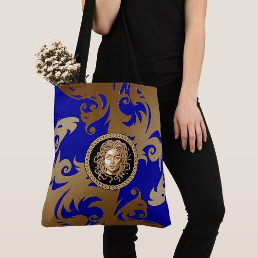 Luxury Medusa Baroque Tote Bag (Dichtbij)