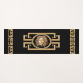 Luxury Medusa Black & Gold Yogamat (Voorkant (horizontaal))