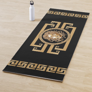Luxury Medusa Black & Gold Yogamat