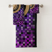 Luxury Medusa Gold Bath Towel Set Bad Handdoek (Insitu)