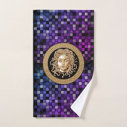 Luxury Medusa Gold Bath Towel Set Bad Handdoek (Handdoek)