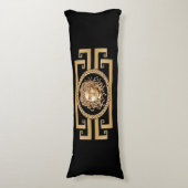 Luxury Medusa Gold Body Pillow Lichaamskussen (Voorkant Verticaal)