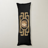 Luxury Medusa Gold Body Pillow Lichaamskussen (Achterkant (Verticaal))