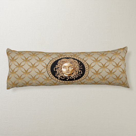 Luxury Medusa Gold Body Pillow Lichaamskussen (Achterkant)