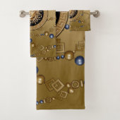 Luxury Medusa Gold en Parelketens voor keukengebru Bad Handdoek (Insitu)