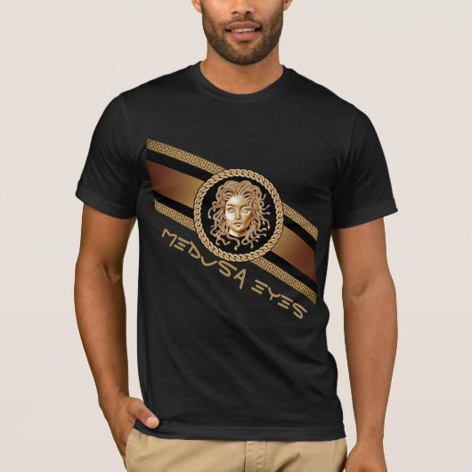 Luxury Medusa Gold T-shirt (Voorkant)