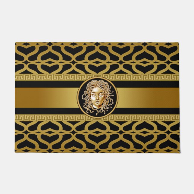 Luxury Medusa Head Gold Deurmat (Voorkant)