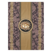 Luxury Medusa Marble & Gold Tafelkleed (Voorkant)