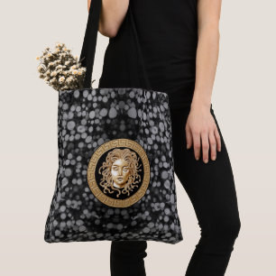 Luxury Medusa Medalion Tote Bag