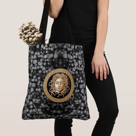 Luxury Medusa Medalion Tote Bag (Dichtbij)