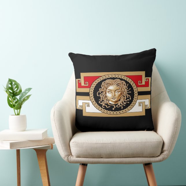 Luxury Medusa Medallion Sierkussennen Kussen (Stoel)