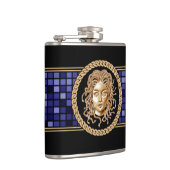 Luxury Medusa Silver Flask Heupfles (Rechts)