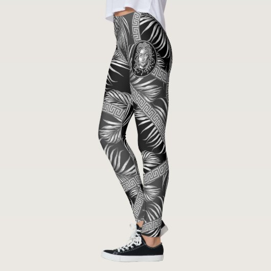 Luxury Medusa Silver Leggings (Links)
