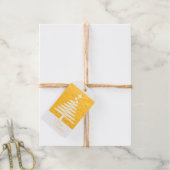 LUXURY MERRY CHRISTMAS PERSONALIZED XMAS TREE GOLD CADEAULABELS (Met Koord)