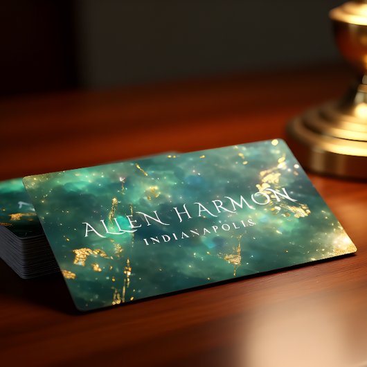 Luxury Minimal Custom Family Name | 5-Minute Edit Visitekaartje