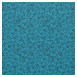 Luxury Modern Blue Natural Floral Butterfly Stof