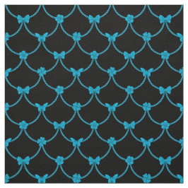 Luxury Modern Blue Natural Floral Butterfly Stof