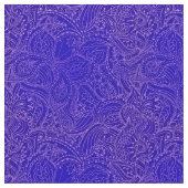 Luxury Modern Blue Natural Floral Butterfly Stof (Close Up)