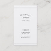 Luxury Modern Clean Design Elegant Plain Trendy Visitekaartje (Voorkant)