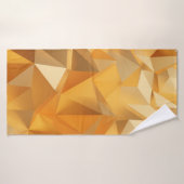 Luxury modern design gold polygon background 3d re badhanddoek (Badhanddoek)