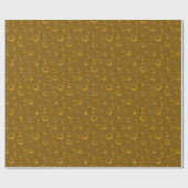 Luxury Modern Elegant Glitter Gold Heart Cadeaupapier (Vlak)