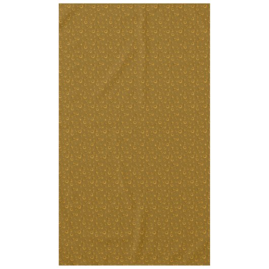 Luxury Modern Elegant Glitter Gold Heart Tafelkleed (Voorkant)