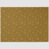 Luxury Modern Elegant Glitter Gold Heart Tissuepapier (Voorkant)