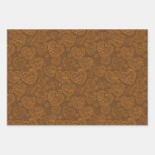 Luxury Modern Elegant Love Gold Heart Inpakpapier Vel (Voorkant 3)