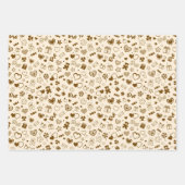 Luxury Modern Elegant Love Gold Heart Inpakpapier Vel (Voorkant 2)