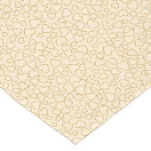 Luxury Modern Elegant Love Gold Heart Lange Tafelloper (Hoek)