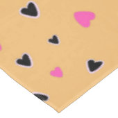 Luxury Modern Elegant Love Gold Heart Tafelkleed (Gekanteld)