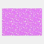 Luxury Modern Elegant Love Paars Heart Inpakpapier Vel (Voorkant 2)