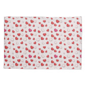 Luxury Modern Elegant Love Red Heart Kussensloop (Achterkant)